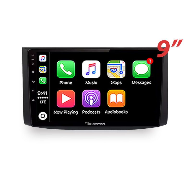 Nakamichi Android NA9HOLDENBARINA20062011TK Wireless Apple Carplay Android Auto Sat Nav Solution compatible with Holden Barina 2006-2011 TK Sedan Hatch