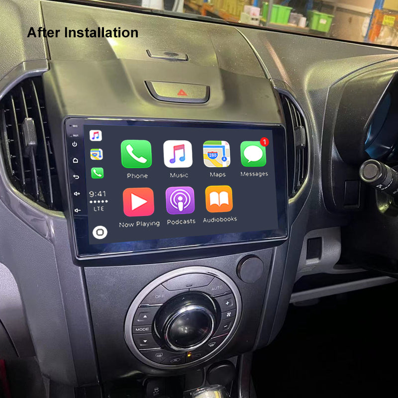 Nakamichi Android NA9HOLDENCOLORADO20122014 Wireless Apple Carplay Android Auto Sat Nav Solution compatible with Holden Colorado 2012-2014