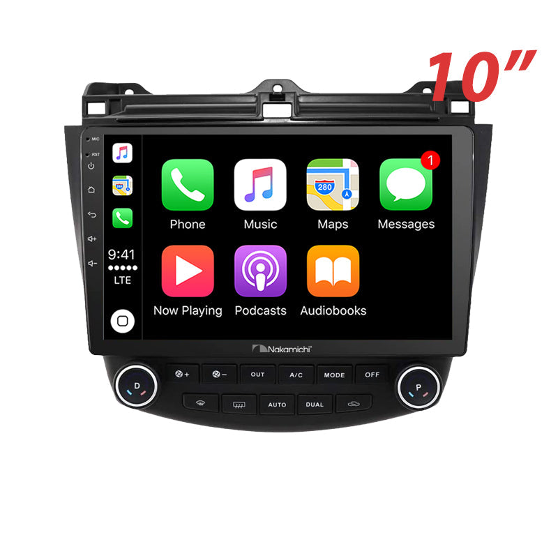 Nakamichi Android NAXHONDAACCORDEURO20032007 Wireless Apple Carplay Android auto Sat Nav solution compatible with Honda Accord / Euro 2003-2007