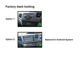 Nakamichi Android NA9HONDACIVIC20122015SEDAN Wireless Apple Carplay Android Auto Sat Nav Solution compatible with Honda Civic 2012-2015 Sedan