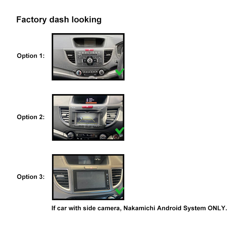Nakamichi Android NAXHONDACRV20122017 Wireless Apple Carplay Android Auto Sat Nav Solution compatible with Honda CRV 2012-2017