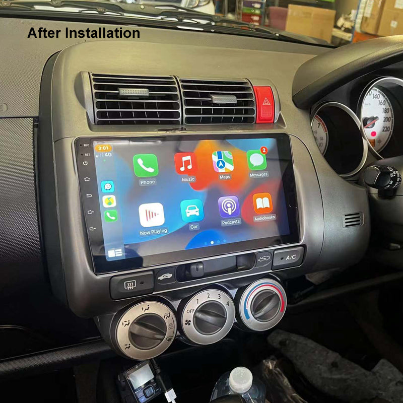 Nakamichi Android NA9HONDAJAZZ20022008 Wireless Apple Carplay Android Auto Sat Nav Solution compatible with Honda Jazz 2002-2008