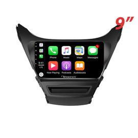 Nakamichi Android NA9HYUNDAIELANTRA20112013 Wireless Apple Carplay Android Auto Sat Nav Solution compatible with Hyundai Elantra 2011-2013
