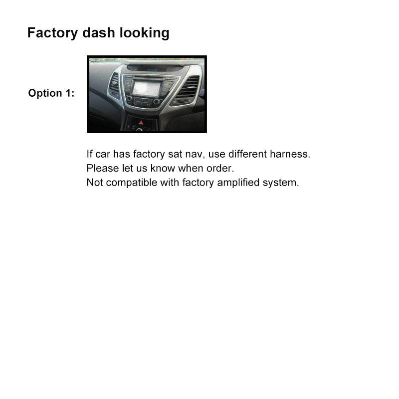 Nakamichi Android NA9HYUNDAIELANTRA20132015 Wireless Apple Carplay Android Auto Sat Nav Solution compatible with Hyundai Elantra 2013-2015