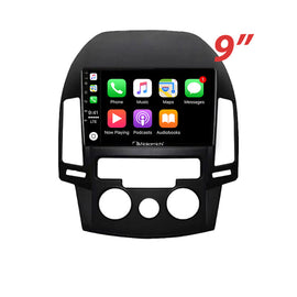 Nakamichi Android NA9HYUNDAII3020072012MANUAL Wireless Apple Carplay Android Auto Sat Nav Solution compatible with Hyundai i30 2007-2012 Manual A/C