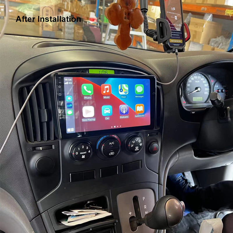 Nakamichi Android NA9HYUNDAIILOADIMAX20072014 Wireless Apple Carplay Android Auto Sat Nav Solution compatible with Hyundai iLoad iMax 2007-2014