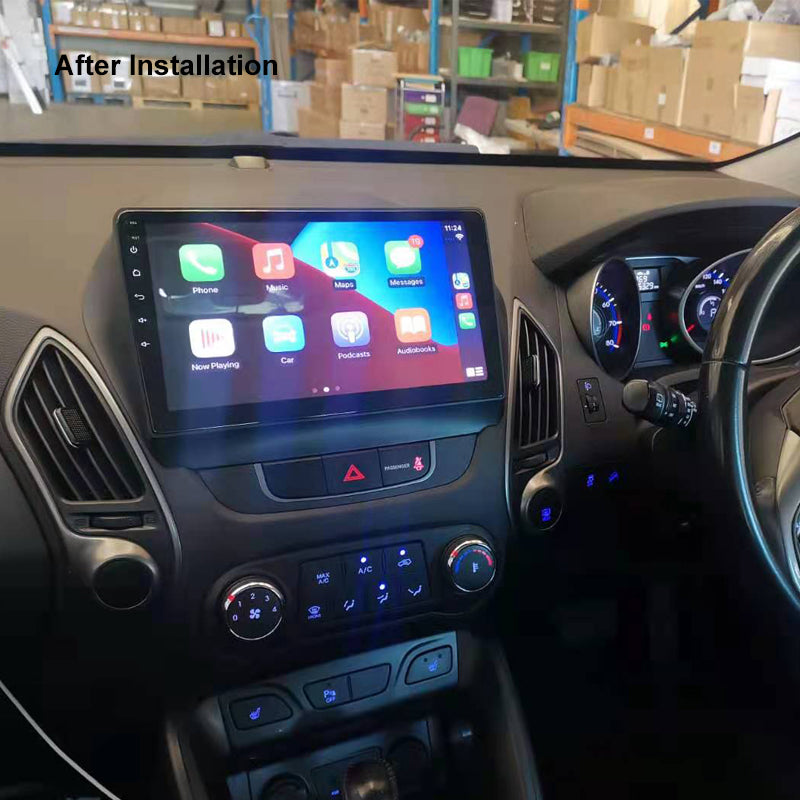 Nakamichi Android NA9HYUNDAIIX3520092015 Wireless Apple Carplay Android Auto Sat Nav Solution compatible with Hyundai ix35 2009-2015