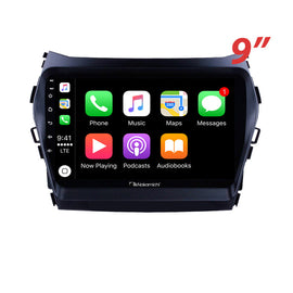 Nakamichi Android NA9HYUNDAISANTAFE20132018 Wireless Apple Carplay Android Auto Sat Nav Solution compatible with Hyundai Santafe 2013-2018