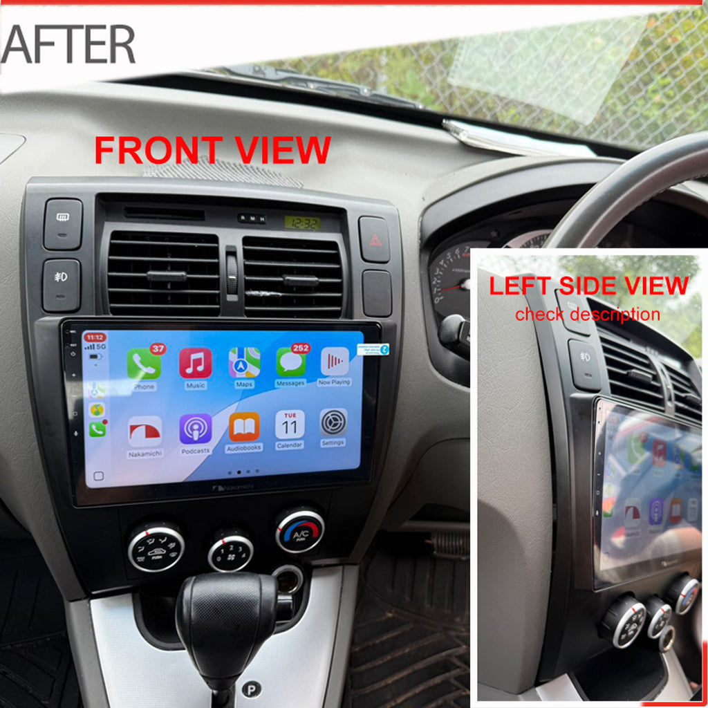 Nakamichi Android NAXHYUNDAITUCSON20042009 Wireless Apple Carplay Android auto Sat Nav solution compatible with Hyundai Tucson 2004-2009