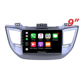 Nakamichi Android NA9HYUNDAITUCSON20152018 Wireless Apple Carplay Android Auto Sat Nav Solution compatible with Hyundai Tucson 2015-2018