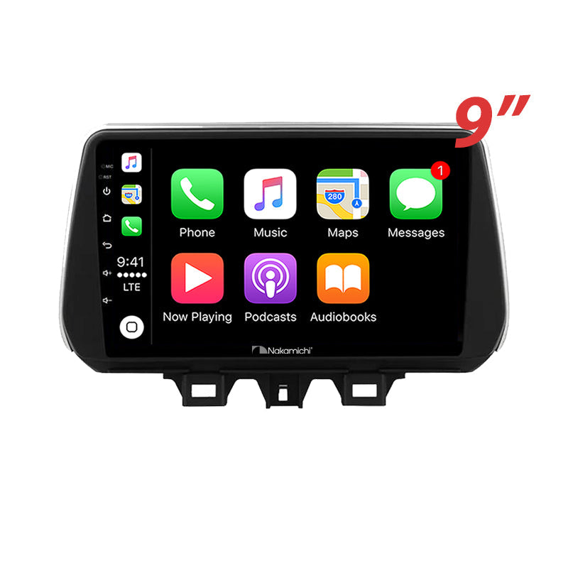 Nakamichi Android NA9HYUNDAITUCSON20182020 Wireless Apple Carplay Android auto Sat Nav solution compatible with Hyundai Tucson 2018-2020