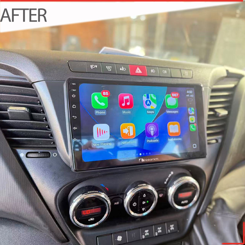 Nakamichi Android NA9IVECODAILY20142020 Wireless Apple Carplay Android Auto Sat Nav Solution compatible with Iveco Daily 2014-2020