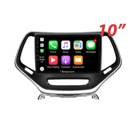 Nakamichi Android NAXJEEPCHEROKEE2015ON Wireless Apple Carplay Android auto Sat Nav solution compatible with Jeep Cherokee 2015+