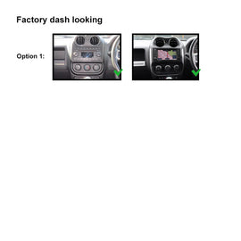 Nakamichi Android Wireless Apple Carplay Android Auto Sat Nav Solution compatible with Jeep Compass 2010-2016