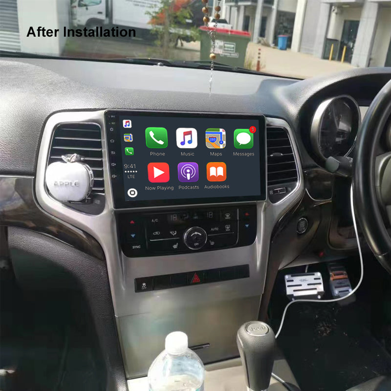 Nakamichi Android NA9JEEPGRANDCHEROKEE20112013 Wireless Apple Carplay Android Auto Sat Nav Solution compatible with Jeep Grand Cherokee 2011-2013