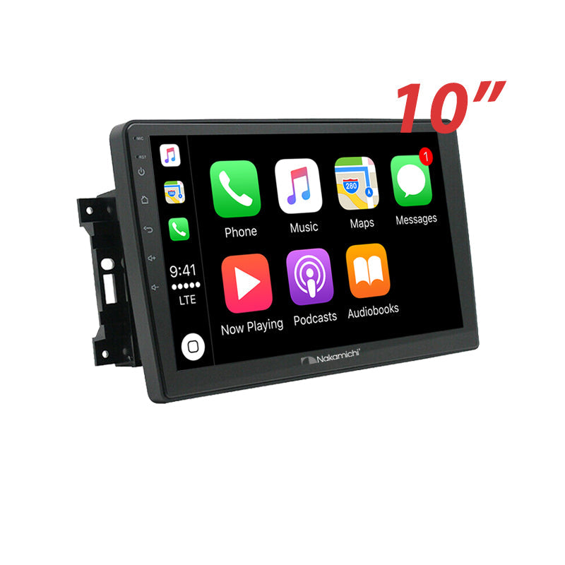 Nakamichi Android NAXJEEPWRANGLER20072018 Wireless Apple Carplay Android Auto Sat Nav Solution compatible with Jeep Wrangler 2007-2016 Commander Chrysler Sebring Dodge Avenger Caliber Journey Nitro