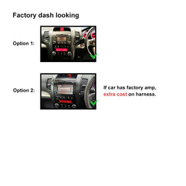 Nakamichi Android NAXKIASORENTO20092012 Wireless Apple Carplay Android Auto Sat Nav Solution compatible with Kia Sorento 2009-2012