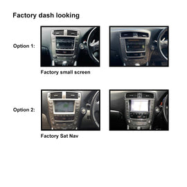 Nakamichi Android NAXLEXUSIS25020062013 Wireless Apple Carplay Android auto Sat Nav solution compatible with Lexus IS250 2006-2013