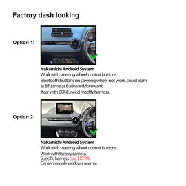Nakamichi Android NA9MAZDA2CX32014ON Wireless Apple Carplay Android auto Sat Nav solution compatible with Mazda 2 CX-3 2014+