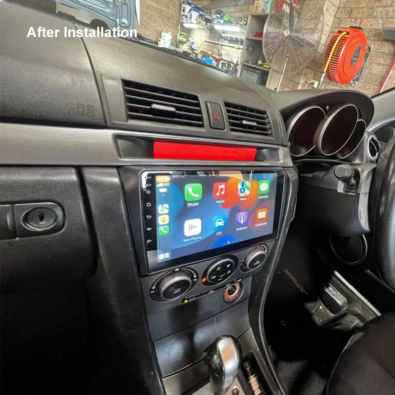 Nakamichi Android NA9MAZDA320042009 Wireless Apple Carplay Android Auto Sat Nav Solution compatible with Mazda 3 2004-2009