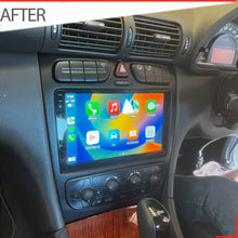 Load image into Gallery viewer, Nakamichi Android NA9MERCEDESCCLASS20012004W203 Wireless Apple Carplay Android Auto Sat Nav Solution compatible with Mercedes C-Class 2001-2004 W203