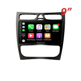 Nakamichi Android NA9MERCEDESCLK20012004 Wireless Apple Carplay Android Auto Sat Nav Solution compatible with Mercedes Mercedes CLK 2001-2004