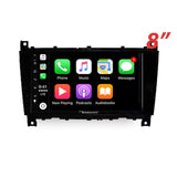 Nakamichi Android NA8MERCEDESCLK20052008 Wireless Apple Carplay Android auto Sat Nav solution compatible with Mercedes CLK 2005-2008