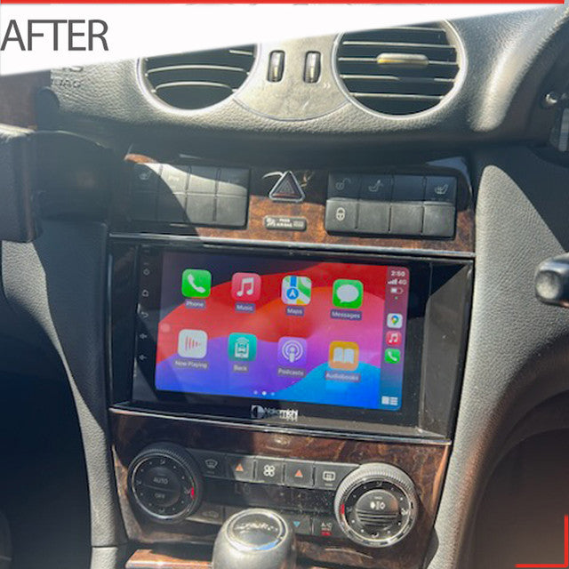 Nakamichi Android NA8MERCEDESCLK20052008 Wireless Apple Carplay Android auto Sat Nav solution compatible with Mercedes CLK 2005-2008