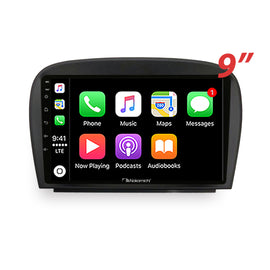 Nakamichi Android NA9MERCEDESSL20022011 Wireless Apple Carplay Android Auto Sat Nav Solution compatible with Mercedes SL-Class 2002-2011 R230