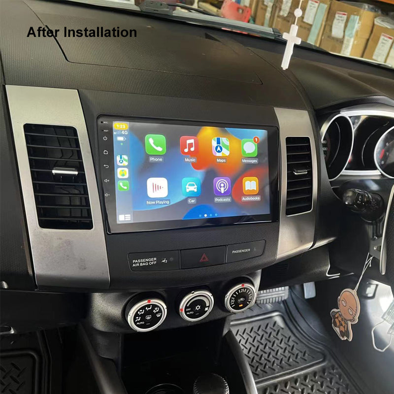 Nakamichi Android NAXMITSUBISHILANCER20072017 Wireless Apple Carplay Android Auto Sat Nav Solution compatible with Mitsubishi Lancer 2007-2017