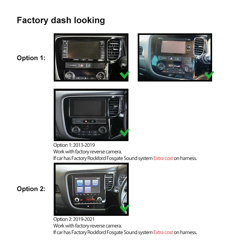 Nakamichi Android NA9MITSUBISHIOUTLANDER20132021 Wireless Apple Carplay Android Auto Sat Nav Solution compatible with Mitsubishi Outlander 2013-2021