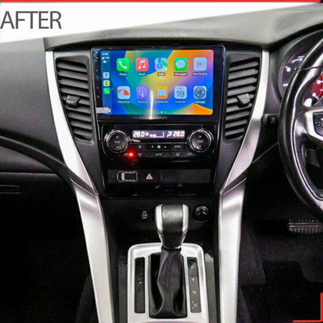 Nakamichi Android NA9MITSUBISHIPAJEROSPORT20152019 Wireless Apple Carplay Android Auto Sat Nav Solution compatible with Mitsubishi Pajero Sport 2015-2019
