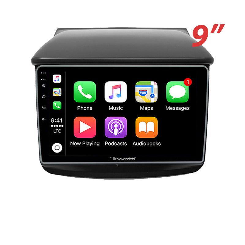 Nakamichi Android NA9MITSUBISHITRITON20072015 Wireless Apple Carplay Android Auto Sat Nav Solution compatible with Mitsubishi Mitsubishi Triton 2007-2015