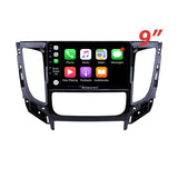 Nakamichi Android NA9MITSUBISHITRITONAUTO20152018 Wireless Apple Carplay Android Auto Sat Nav Solution compatible with Mitsubishi Triton Auto A/C 2015-2018