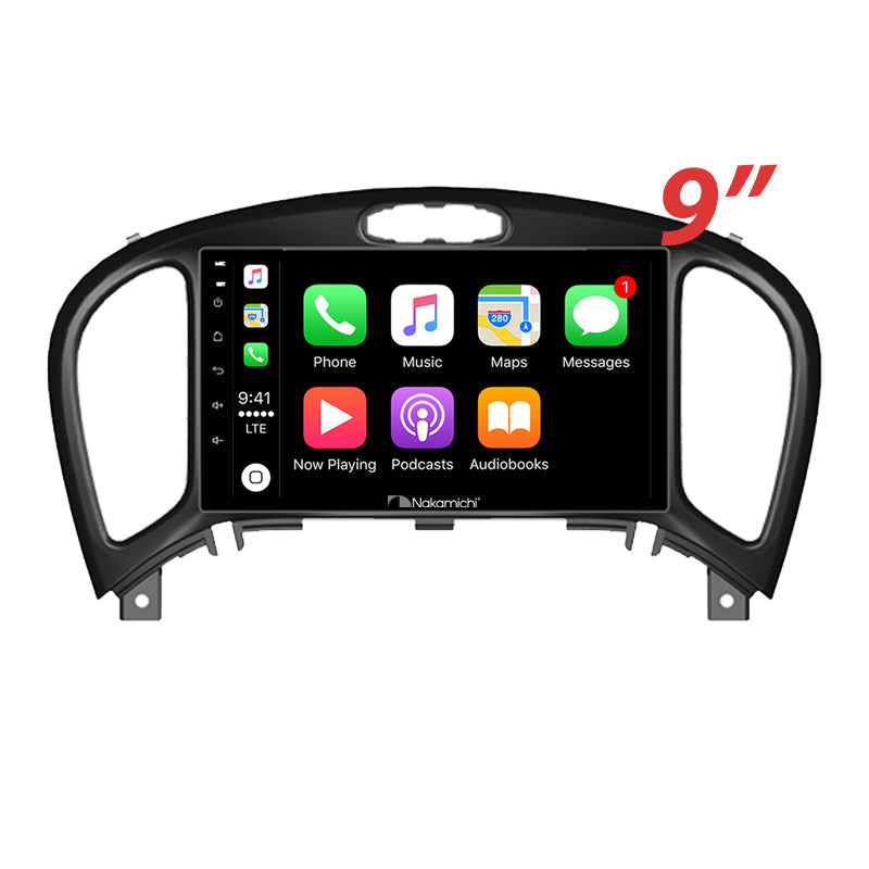 Nakamichi Android NA9NISSANJUKE20102019 Wireless Apple Carplay Android Auto Sat Nav Solution compatible with Nissan Juke 2010-2019