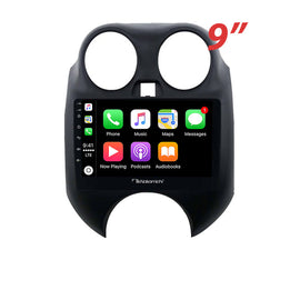 Nakamichi Android NA9NISSANMICRA20112014 Wireless Apple Carplay Android Auto Sat Nav Solution compatible with Nissan Micra 2011-2014