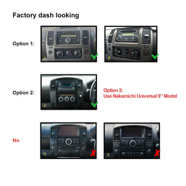 Nakamichi Android NA9NISSANNAVARARD4020072015 Wireless Apple Carplay Android Auto Sat Nav Solution compatible with Nissan Navara D40 RX 2007-2015 / ST 2007-2010