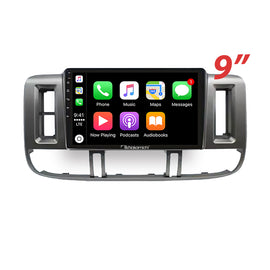 Nakamichi Android NA9NISSANXTRAIL20012007D1 Wireless Apple Carplay Android Auto Sat Nav Solution compatible with Nissan Xtrail 2001-2007 Dash 1