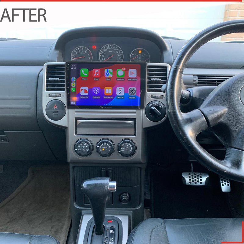 Nakamichi Android NAXNISSANXTRAIL20012007D23 Wireless Apple Carplay Android Auto Sat Nav Solution compatible with Nissan Xtrail 2001-2007 Dash 2 Dash 3