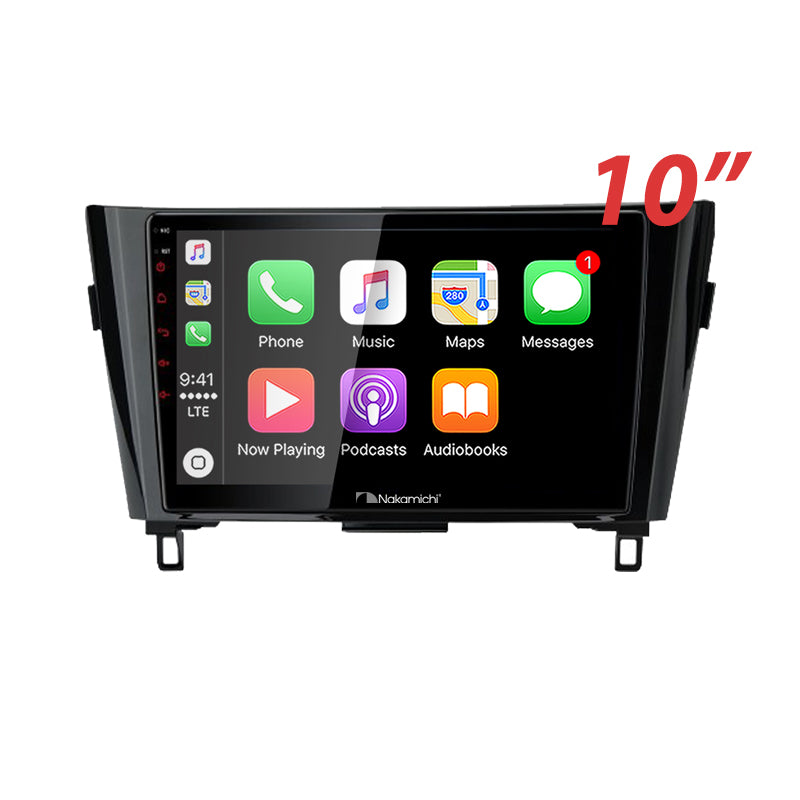Nakamichi Android NAXNISSANXTRAIL20142022 Wireless Apple Carplay Android Auto Sat Nav Solution compatible with Nissan Xtrail Qashqai 2014-2022