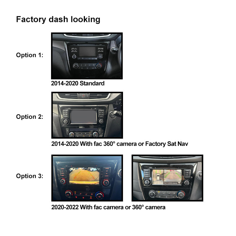 Nakamichi Android NAXNISSANXTRAIL20142022 Wireless Apple Carplay Android Auto Sat Nav Solution compatible with Nissan Xtrail Qashqai 2014-2022