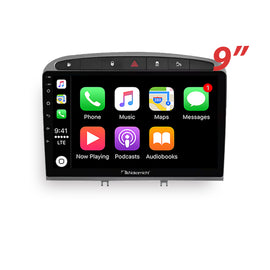 Nakamichi Android NA9PEUGEOT30820082014 Wireless Apple Carplay Android Auto Sat Nav Solution compatible with Peugeot 308 2008-2014