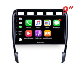 Nakamichi Android NA9PORSCHECAYENNE20022010 Wireless Apple Carplay Android auto Sat Nav solution compatible with Porsche Cayenne 2002-2010