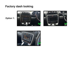 Nakamichi Android NA9PORSCHECAYENNE20022010 Wireless Apple Carplay Android auto Sat Nav solution compatible with Porsche Cayenne 2002-2010