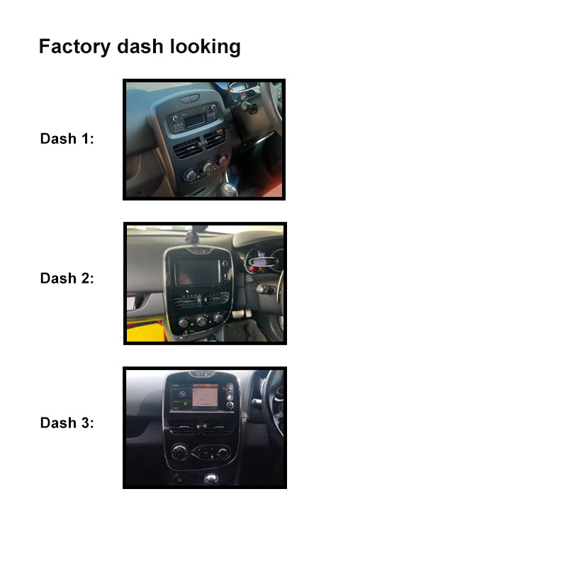 Nakamichi Android NAXRENAULTCLIO20132016 Wireless Apple Carplay Android auto Sat Nav solution compatible with Renault Clio 2013-2016