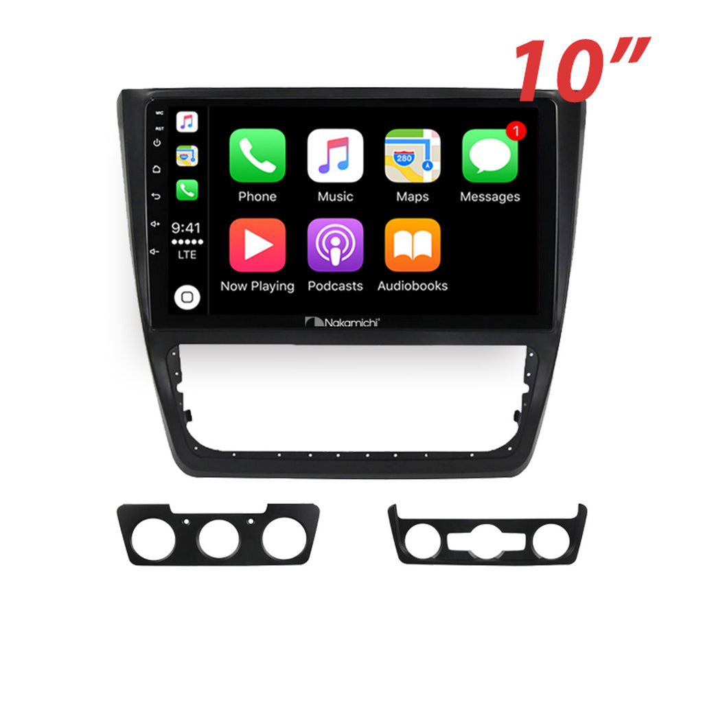 Nakamichi Android NAXSKODAYETI20112016MANUAL Wireless Apple Carplay Android auto Sat Nav solution compatible with Skoda Yeti 2011-2016 Manual