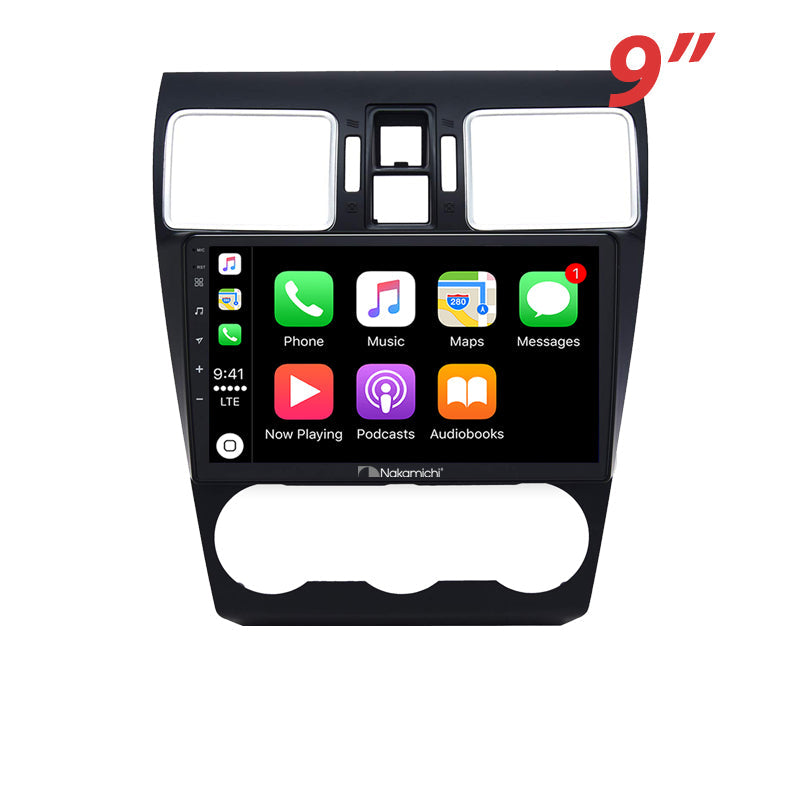 Nakamichi Android NA9SUBARUFORESTERIMPREZA20152018 Wireless Apple Carplay Android Auto Sat Nav Solution compatible with Subaru Forester 2015-2018 Levorg 2016-2020 Impreza WRX 2015-2021 XV 2016-2017