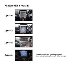 Nakamichi Android NA9SUBARULIBERTYOUTBACK20092014 Wireless Apple Carplay Android Auto Sat Nav Solution compatible with Subaru Liberty Outback 2009-2014