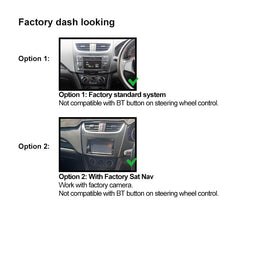 Nakamichi Android NA9SUZUKISWIFT20122017 Wireless Apple Carplay Android Auto Sat Nav Solution compatible with Suzuki Swift 2012-2017