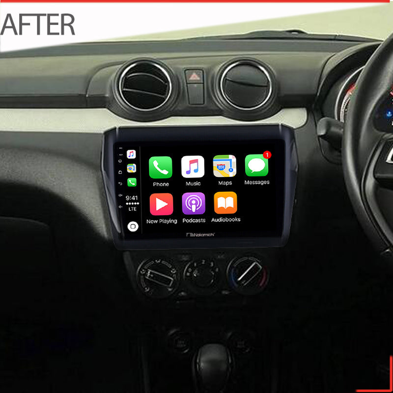 Nakamichi WXSUZUKISWIFT2017ON Wireless Apple Carplay Android auto solution compatible with Suzuki Swift 2017+